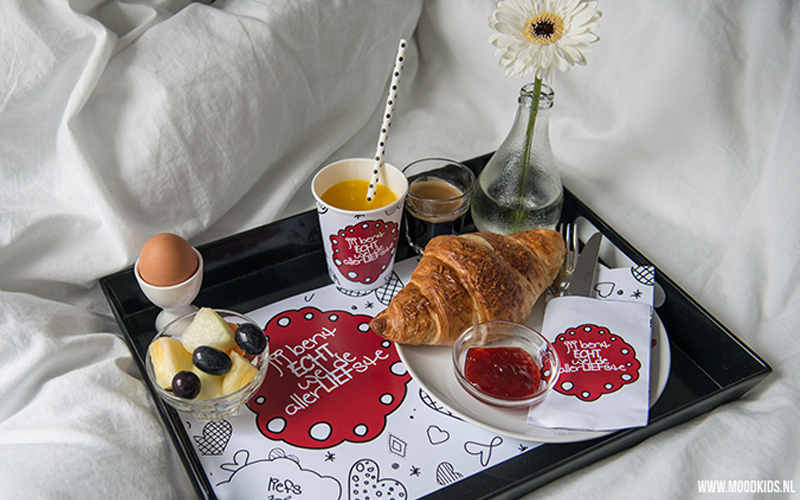 Valentijn ontbijtset DIY voor Moodkids